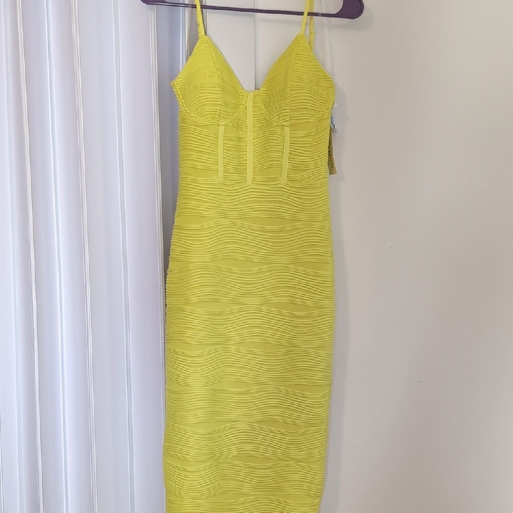 Yellow Bodycon Dress